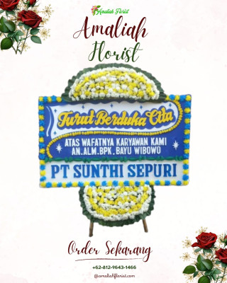 Papan Bunga Duka di Magantis